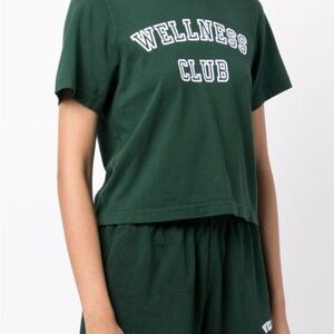 BRAND: Sporty & Rich. Cropped tee. Size XS . Worn once